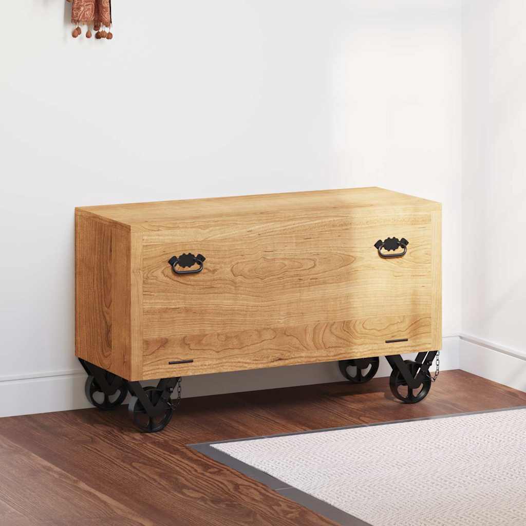 Vidaxl Schuhschrank 86x35x55 cm Festes Mangoholz