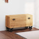 Vidaxl Schuhschrank 86x35x55 cm Festes Mangoholz