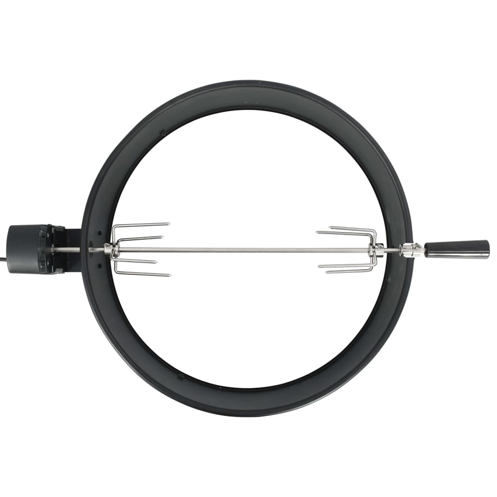 Vidaxl BBQ Rotisserie Ring 57 cm Schwarz