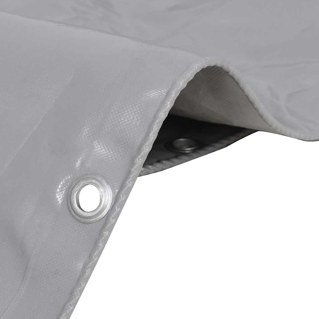 Vidaxl -Gerät Segel 650 g m² 1,5 x 20 m Grau