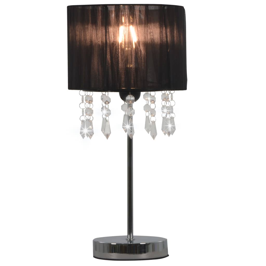 Vidaxl -Schreibtischlampe um E27 schwarz