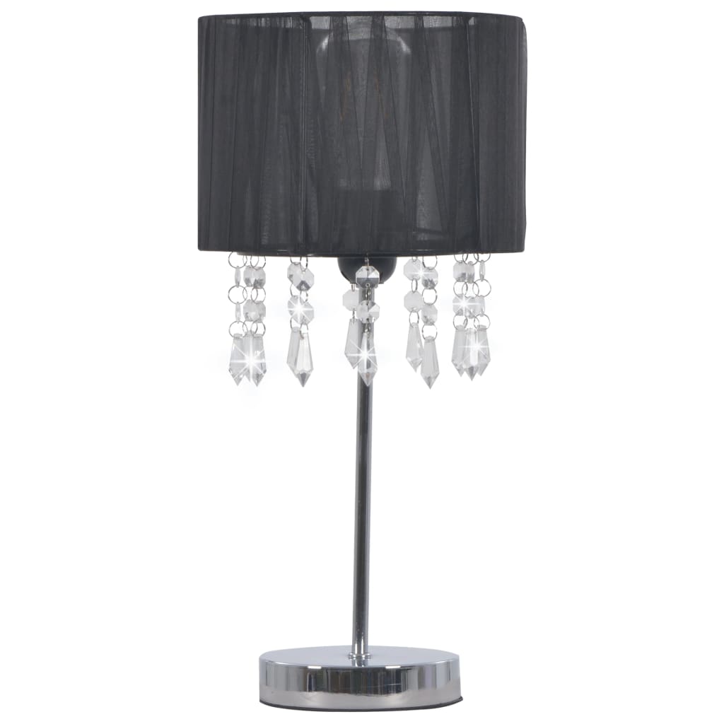 Vidaxl -Schreibtischlampe um E27 schwarz