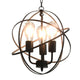 Vidaxl Hanging Lampe um 3xe27 schwarz