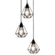 Vidaxl Deckenlampe mit Diamantform 3xe27 Schwarz
