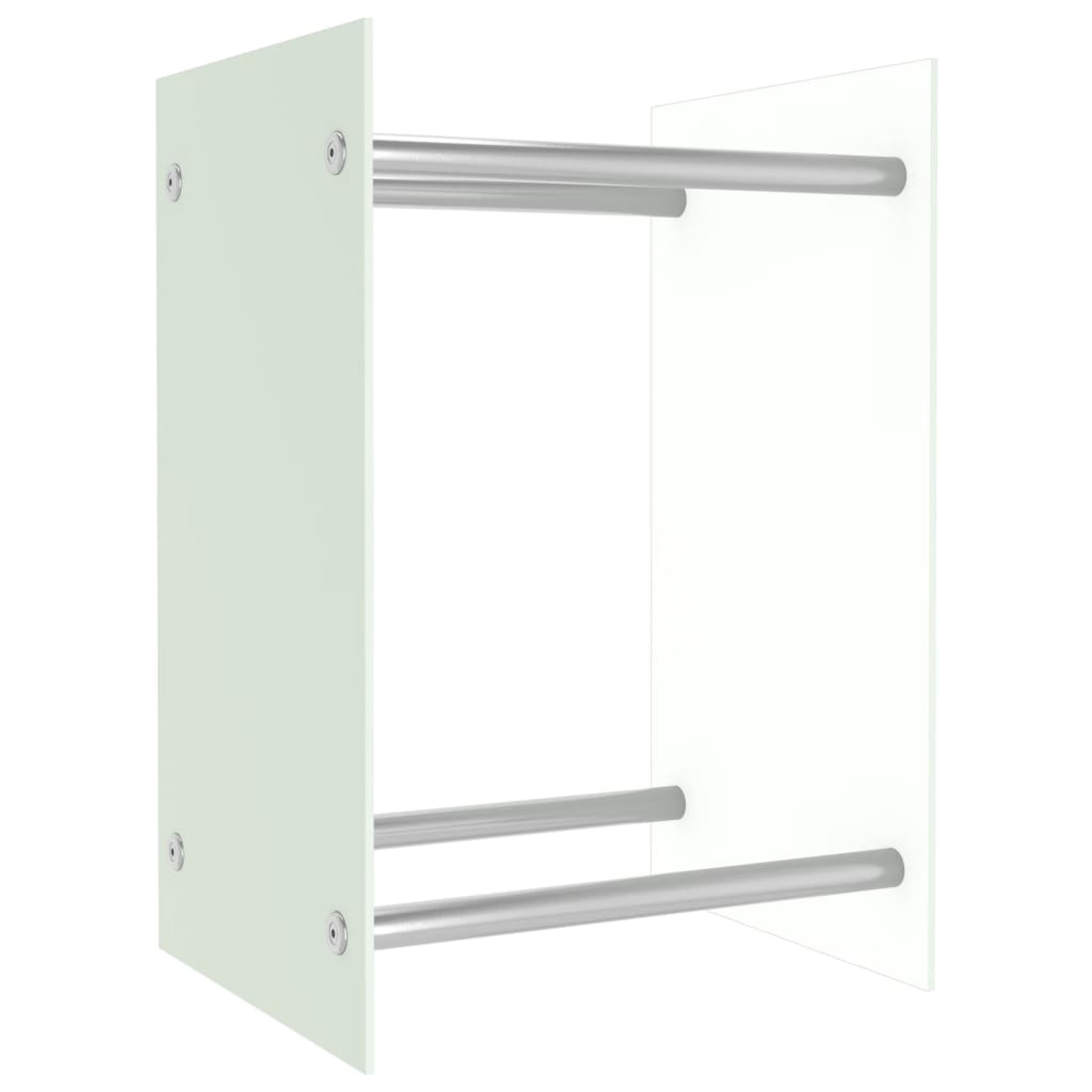 Vidaxl Kamin 40x35x60 cm Glasweiß