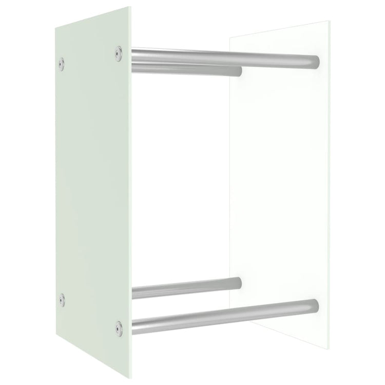 Vidaxl Kamin 40x35x60 cm Glasweiß
