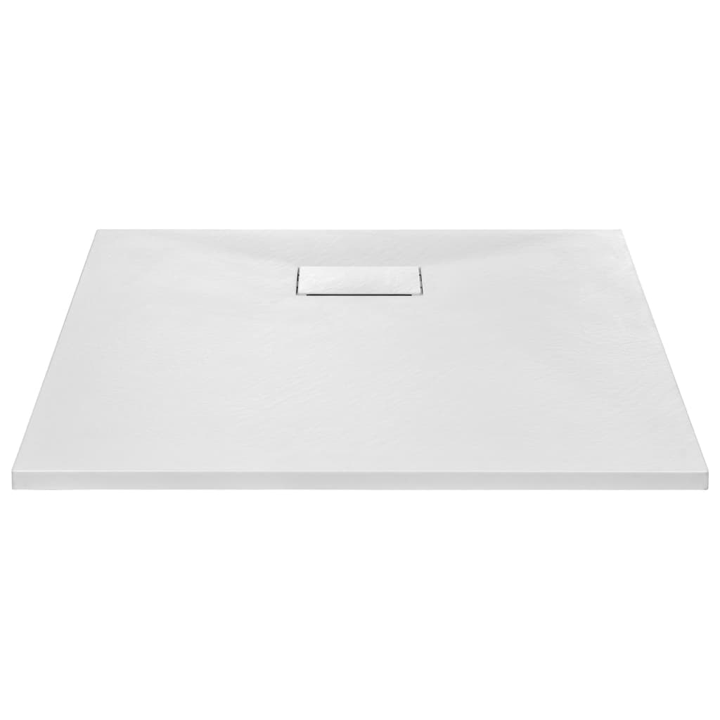 Vidaxl Duschschale 90x90 cm SMC Weiß