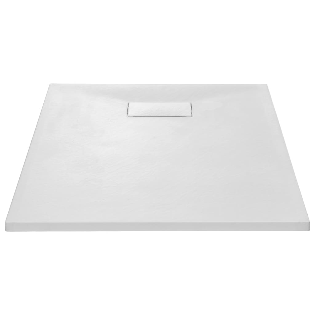 Vidaxl Duschschale 100x70 cm SMC Weiß