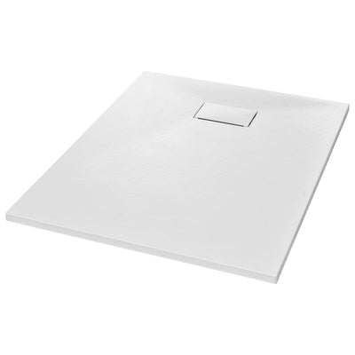 Vidaxl Duschschale 100x80 cm SMC Weiß