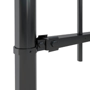 Vidaxl Gartenzaun mit Spears Top 1,8 m Stahlschwarz - afbeelding 3