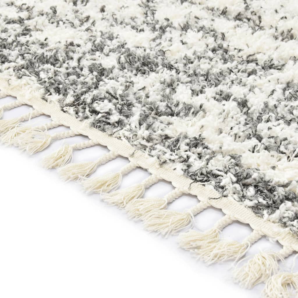 Vidaxl Teppich Berber Shaggy hochpapel 160x230 cm pp beige sand -gepflegt