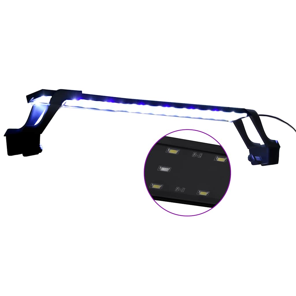Vidaxl Aquariumlampe mit Klemmen mit 55-70 cm blau und weiß