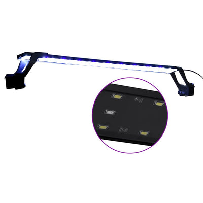 Vidaxl Aquariumlampe mit Klemmen LED 75-90 cm blau und weiß