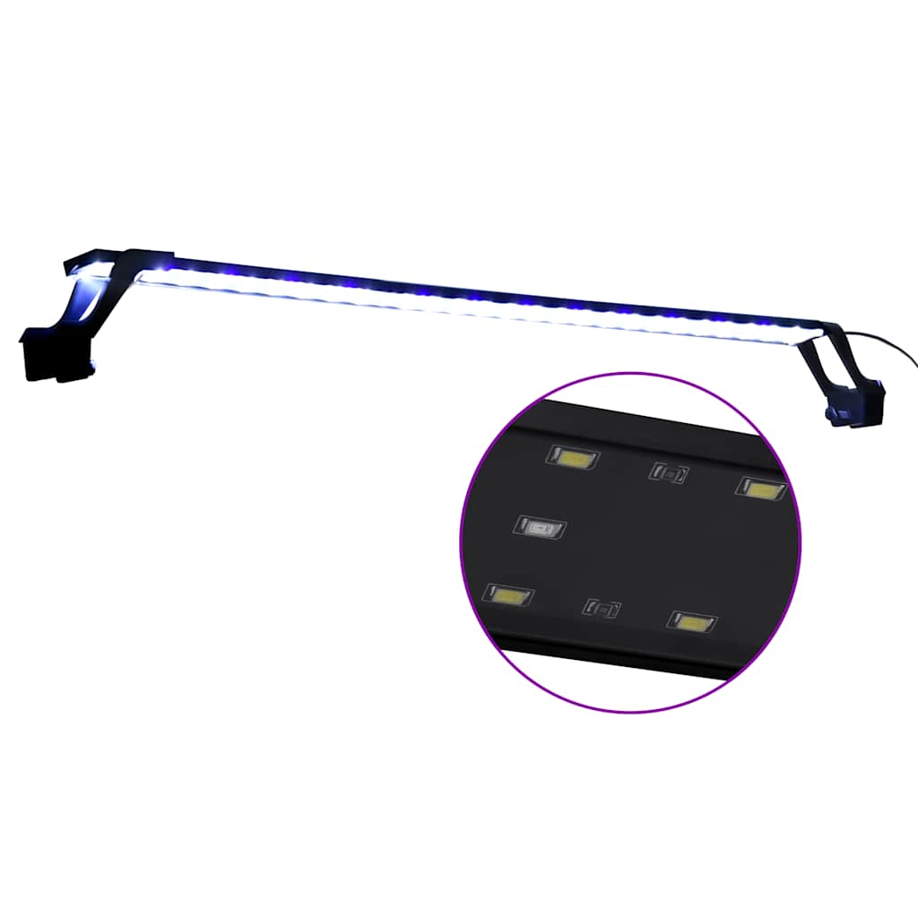 VidaXL Aquariumlampe mit Klemmen LED 90-105 cm blau und weiß