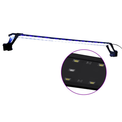VidaXL Aquariumlampe mit Klemmen LED 90-105 cm blau und weiß