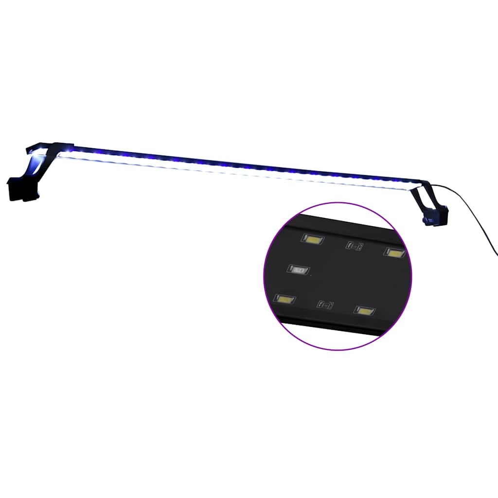 Vidaxl Aquariumlampe mit Klemmen mit 115-130 cm blau und weiß
