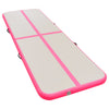 Vidaxl Gymnastics Matte mit Pumpen aufblasbar 400x100x10 cm PVC Pink
