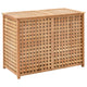 Vidaxl Waschkorb 87.5x46x67 Solid Walnussholz