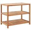 Vidaxl Badezimmer Rack 65x40x55 cm Festes Walnussholz