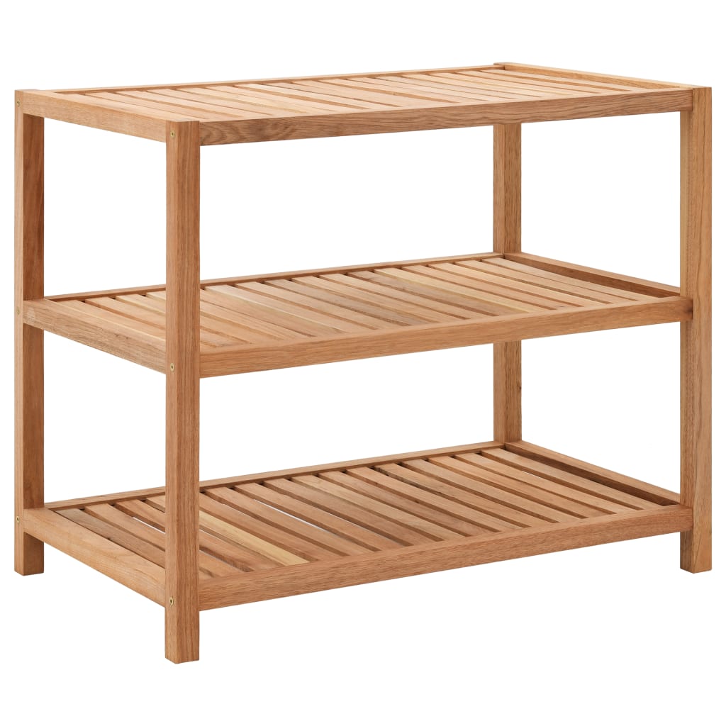 Vidaxl Badezimmer Rack 65x40x55 cm Festes Walnussholz