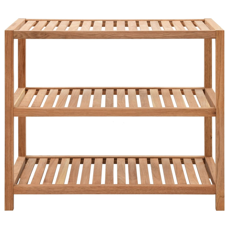 Vidaxl Badezimmer Rack 65x40x55 cm Festes Walnussholz