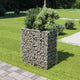 Vidaxl Gabion -Pflanzer erhöhte 90x50x100 cm verzinkter Stahl