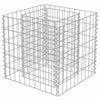 Vidaxl Gabion -Pflanzer erhöht 50 x 50 x 50 cm verzinkter Stahl