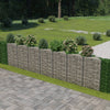Vidaxl Gabion Basket 450x30x100 cm verzinkter Stahl
