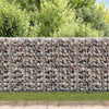 Vidaxl Schanskorf Wand mit Deckel 80x20x100 cm verzinkter Stahl
