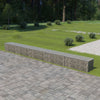 Vidaxl Schanskorf Wand mit Deckel 600x50x50 cm verzinkter Stahl