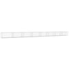 Vidaxl Schanskorf Wand mit Deckel 900x50x50 cm verzinkter Stahl