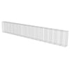 Vidaxl Schanskorf Wand mit Deckel 900x50x150 cm verzinkter Stahl