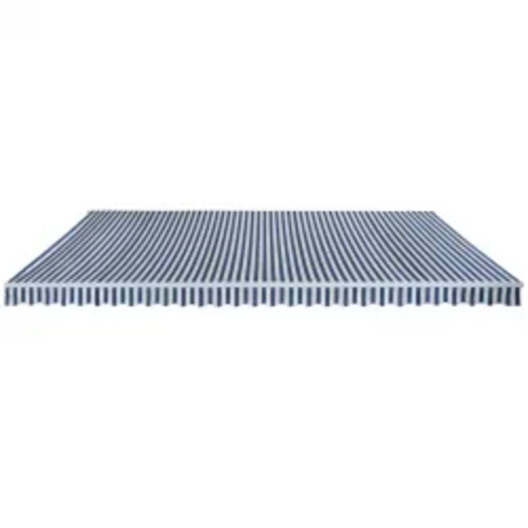 Vidaxl Luifel erstreckt sich manuell 600 cm blau weiß