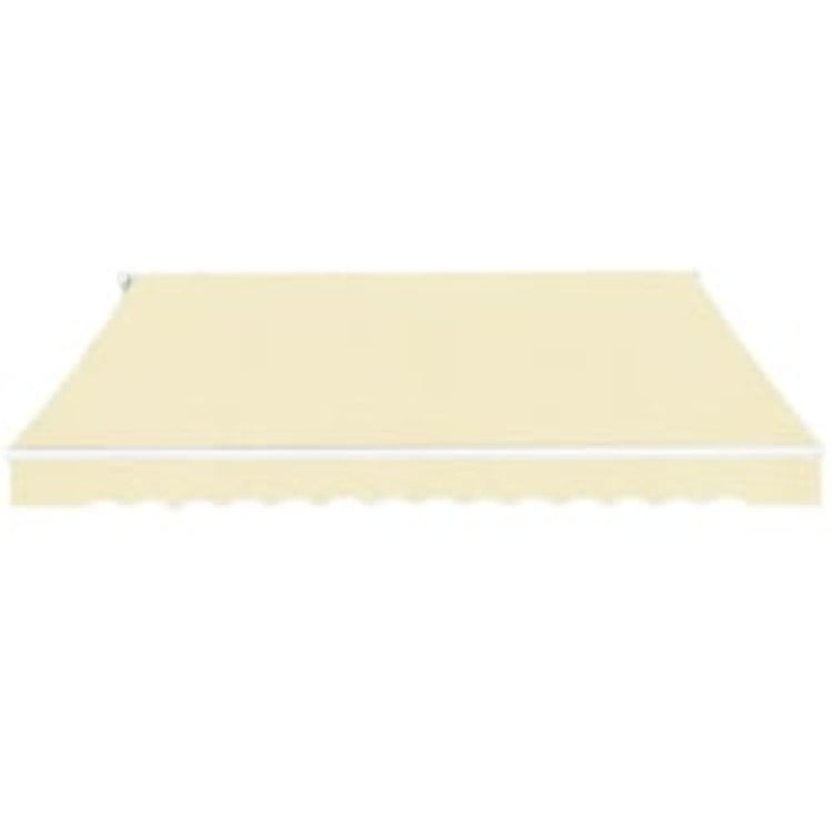 Vidaxl Luifel erstreckt sich manuell 600 cm Creme