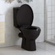 Vidaxl Toilettensitz Soft-Close-Close mit Schnellverkaufsdesign Schwarz