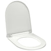 Vidaxl Toilettensitz Soft-Close mit Schnellveröffentlichungsdesign Weiß