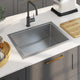Vidaxl Sink handgefertigt Edelstahl