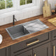 Vidaxl Sink handgefertigt Edelstahl