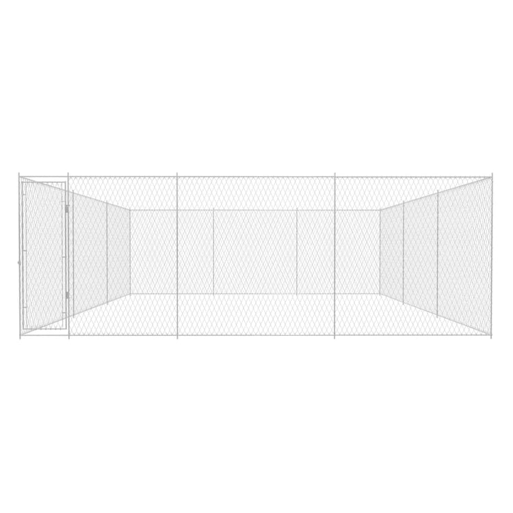 VIDAXL -Hundezwinger für Außen 570x570x185 cm verzinkter Stahl