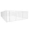 Vidaxl -Hundezwinger für Außen 950x570x185 cm verzinkter Stahl