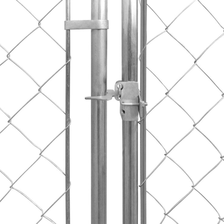 Vidaxl -Hundezwinger für Außen 950x570x185 cm verzinkter Stahl