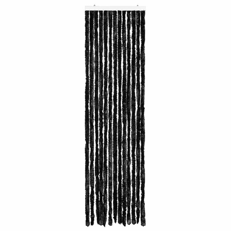 Vidaxl Fly Vorhang 56x185 cm Chenille Anthrazit