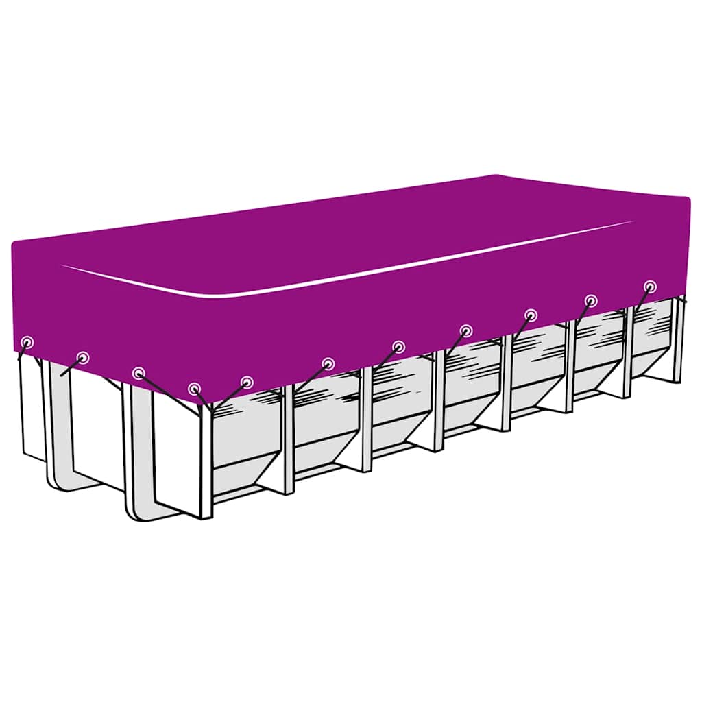 Vidaxl contentEnet 3x7 M HDPE Schwarz