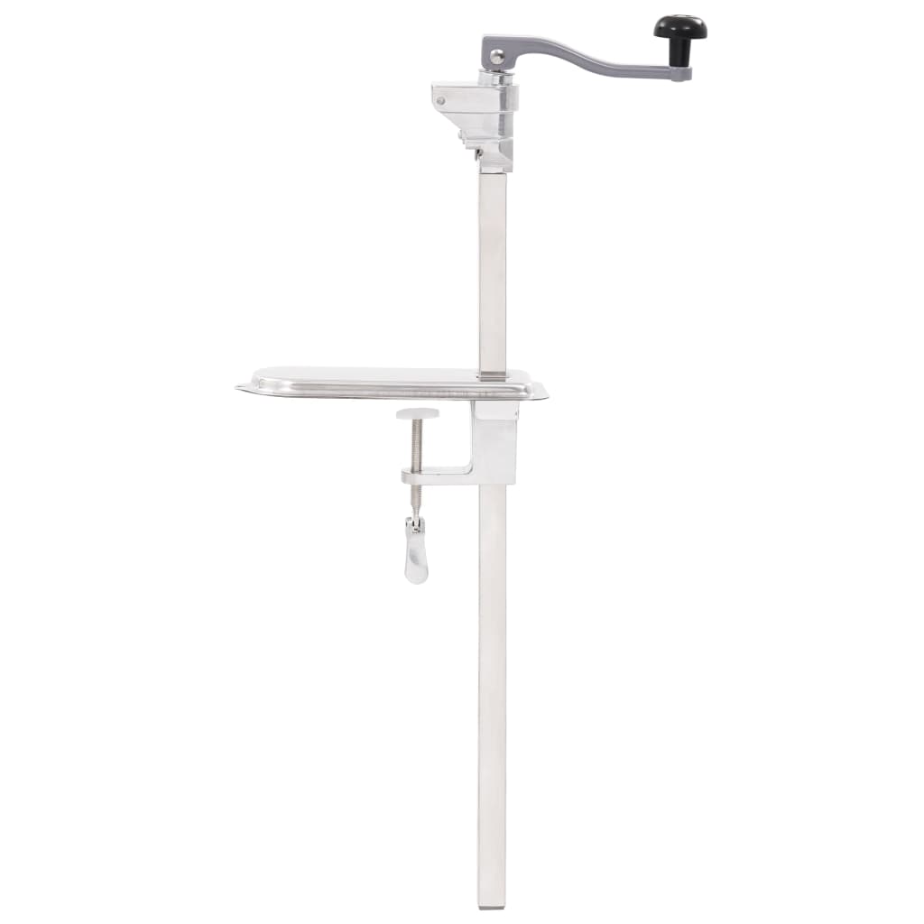 Vidaxl Blik Opener 70 cm Aluminium und Edelstahl Silber gefärbt