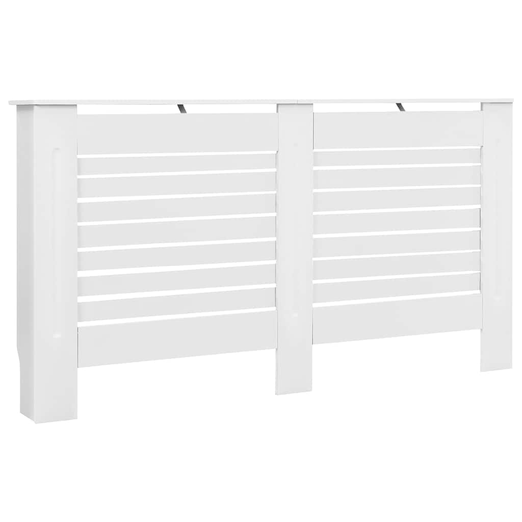 VIDAXL -Radiatorkonstruktion 152x19x81.5 cm MDF Weiß