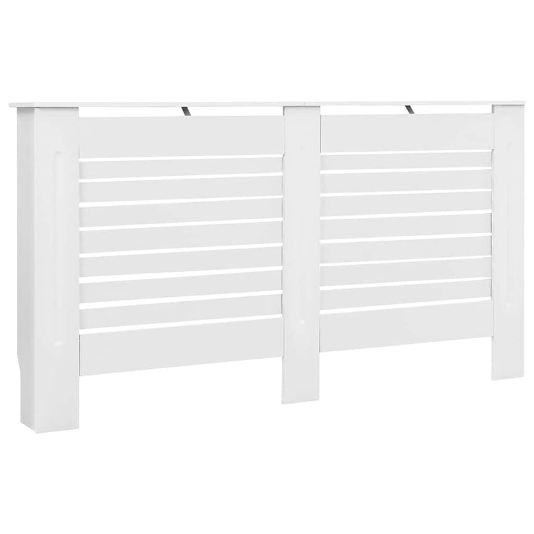 VIDAXL -Radiatorkonstruktion 152x19x81.5 cm MDF Weiß