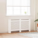 VIDAXL -Radiatorkonstruktion 152x19x81.5 cm MDF Weiß