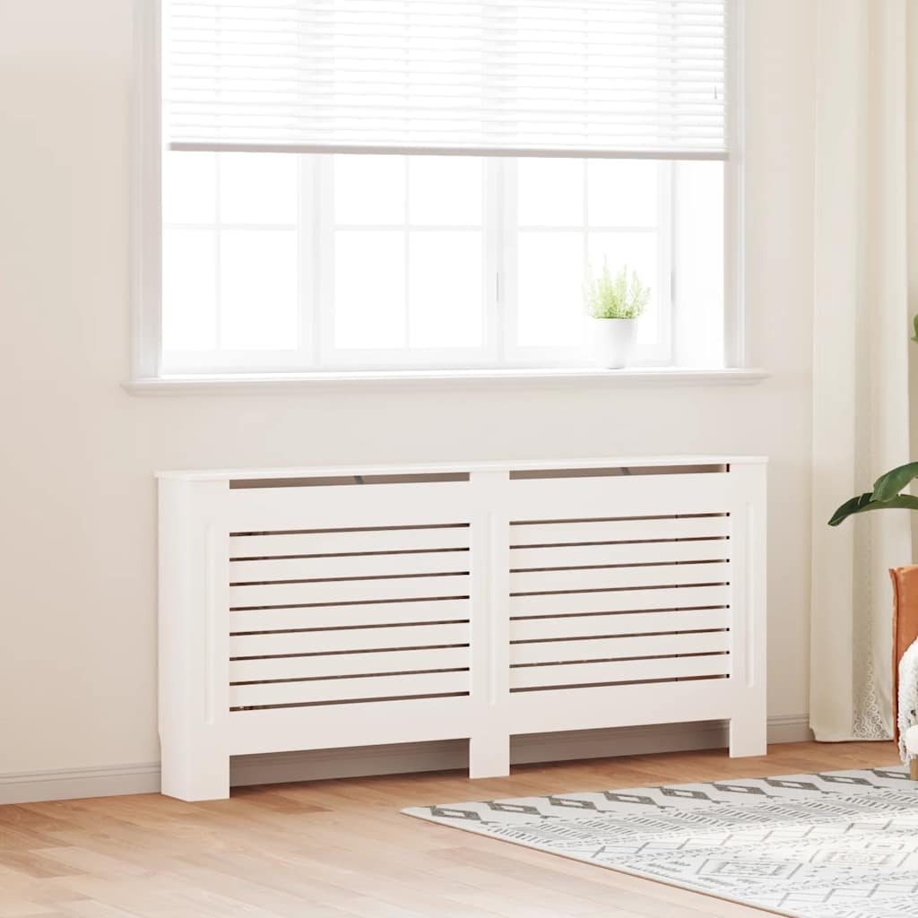 VIDAXL -Radiatorkonstruktion 172x19x81.5 cm MDF Weiß
