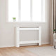 VIDAXL -Radiatorkonstruktion 112x19x81.5 cm MDF Weiß