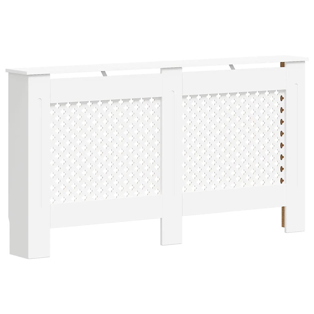 VIDAXL -Radiatorkonstruktion 152x19x81.5 cm MDF Weiß